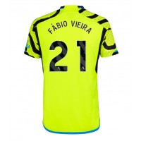 Fotbalové Dres Arsenal Fabio Vieira #21 Venkovní 2023-24 Krátký Rukáv